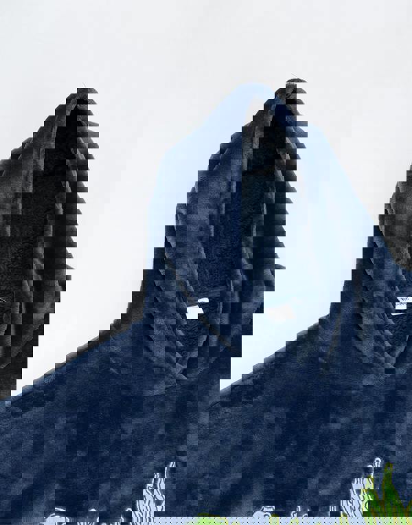 Rick And Morty Mens Black Character Blanket Hoodie (One Size)