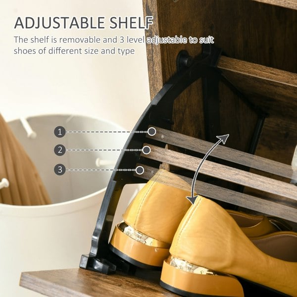 Flip-down Shoe Cabinet