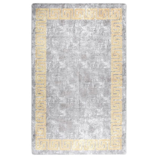 Berkfield Rug Washable 160x230 cm Grey Anti Slip