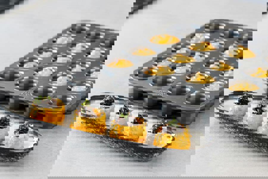 Chicago Metallic Non-Stick 20 Hole Teacake Pan