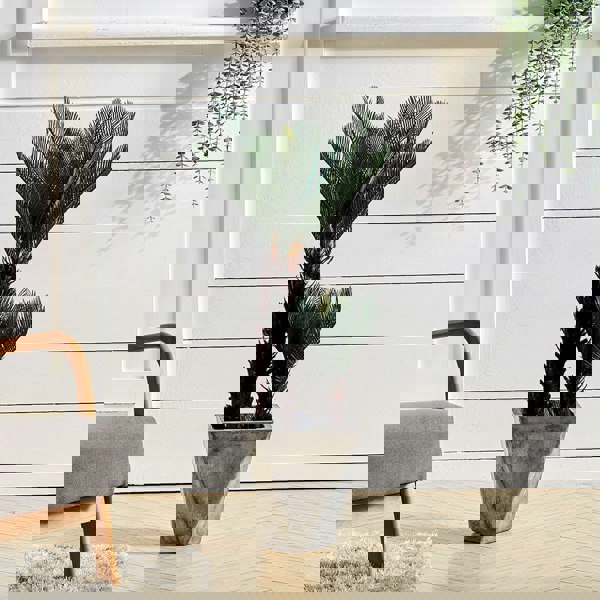 Artificial Double Cycas Decorative Plant in Planter Living and Home