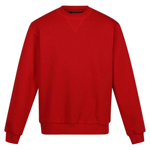 Regatta Professional Mens Crew Neck Sweatshirt - Classic Red - 