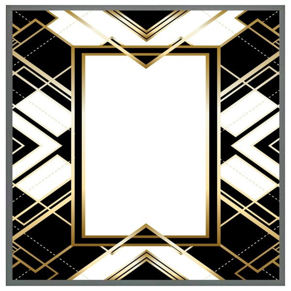 Benjamin Tate Design Art deco frame (picture Frame)