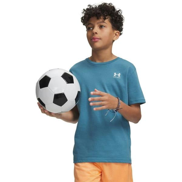 Under Armour Boys Logo Short-Sleeved T-Shirt - Blue - 