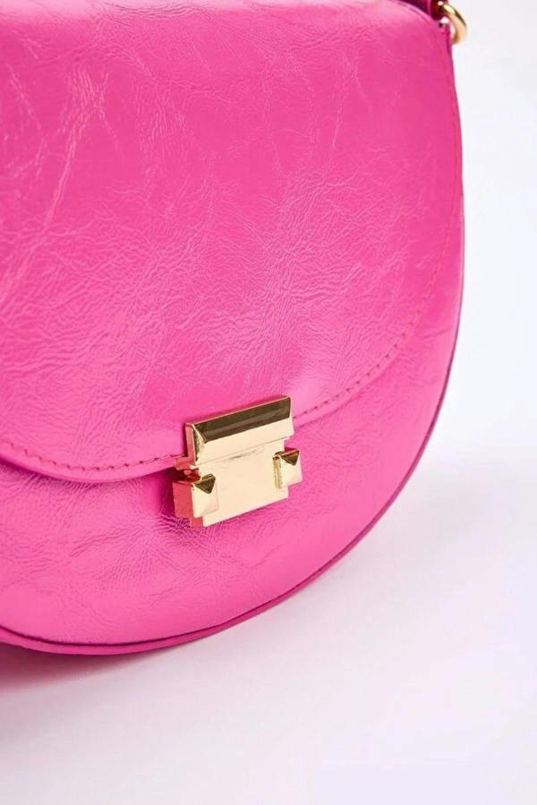 WOVCOR Women's Mini City Shoulder Bag with Metal Buckle Detail