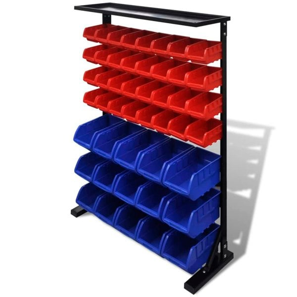 Berkfield Blue & Red Garage Tool Organiser