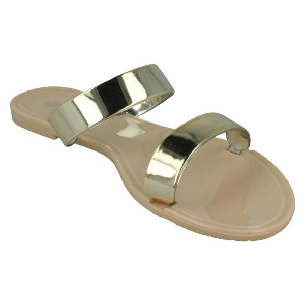 Spot On Ladies Spot On Two Strap Sandals