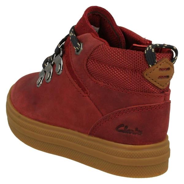 Clarks Boys Clarks Lace Up Detailed Ankle Boots Nova Hike T