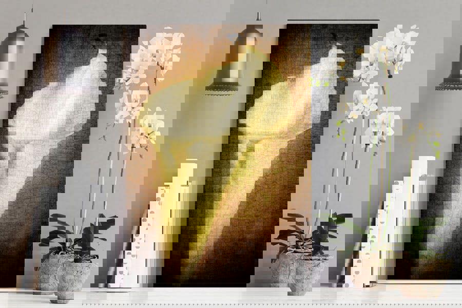 artistic lily flower art print