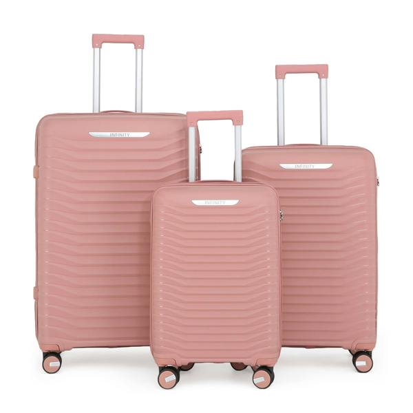 Infinity Luggage Hard Shell Suitcase Cabin TSA Luggage Travel Set