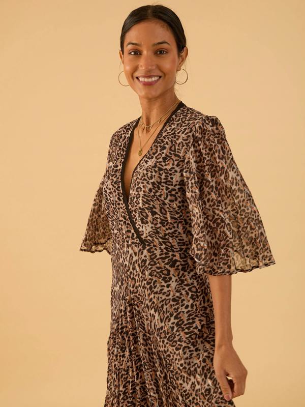 Rose & Nancy Sienna Print Dress