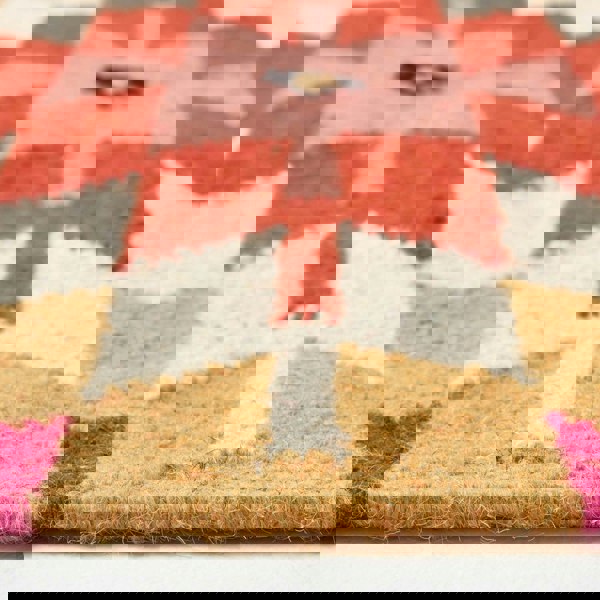 HOMESCAPES Jakarta Handwoven Geometric Kilim Wool Rug