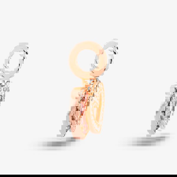 Rosa Lea 2 Heart Dangle Charm AM-THB032006