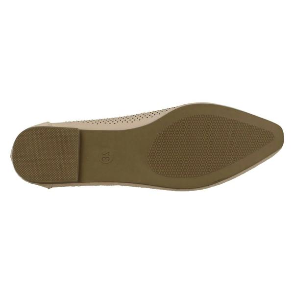 Spot On Ladies Slip On Ballerina Flat Shoes F80459