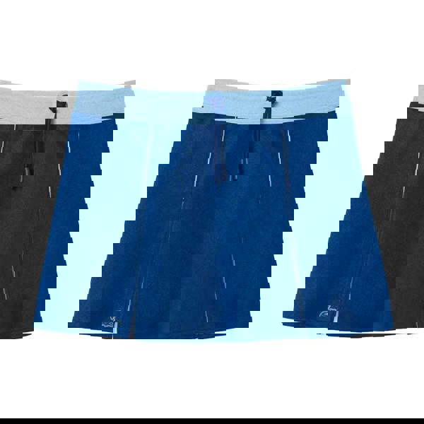 Lacoste Womens/Ladies Colour Block Interlock Adjustable Skirt - Blue/White - 