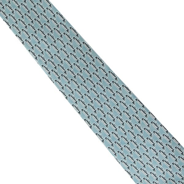 Dunhill luxurious mulberry silk tie in a Duke Lock print