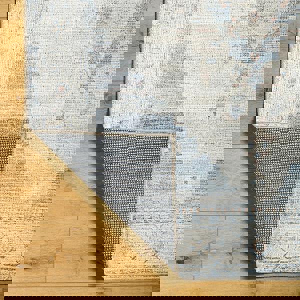 Livabliss Becki Owens Luca-Vintage Blue Brown Green Traditional Vintage Boho Rug