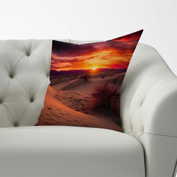 Warren Reed Sunset In The Desert Cushions