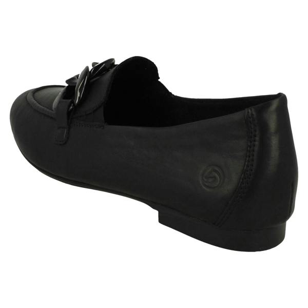 Remonte Ladies Remonte Smart Flat Shoes With Chain Detail D0K00