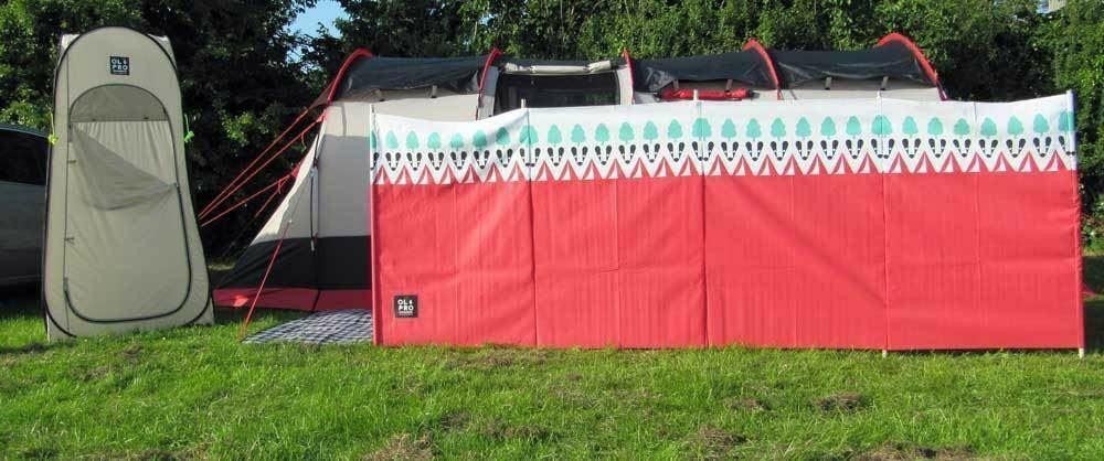 Witley 7 Pole Windbreak Wooden Poles OLPRO