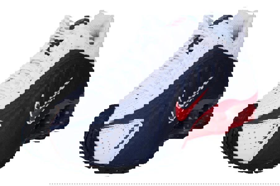 Nike Shox R4 GS Cw2626  400 - Midnight Navy Gym Red White 400 - Photo 0