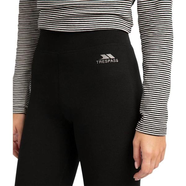Trespass Womens/Ladies Fuzzy Sherpa Lined Leggings - Black - 