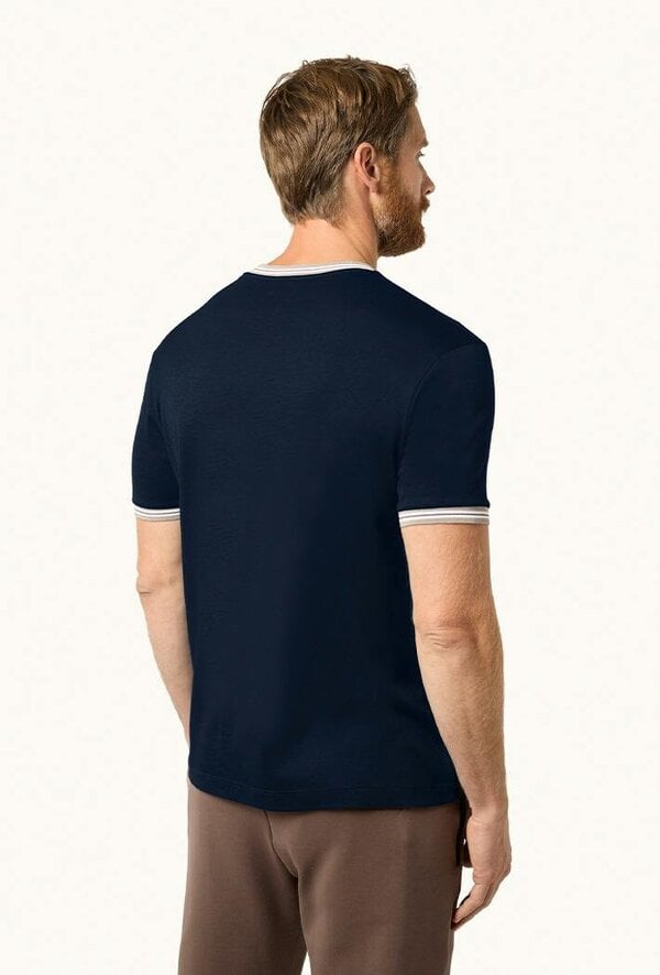 Paul & Shark X-Soft Cotton Jersey T-Shirt with Heraldic Embroidery