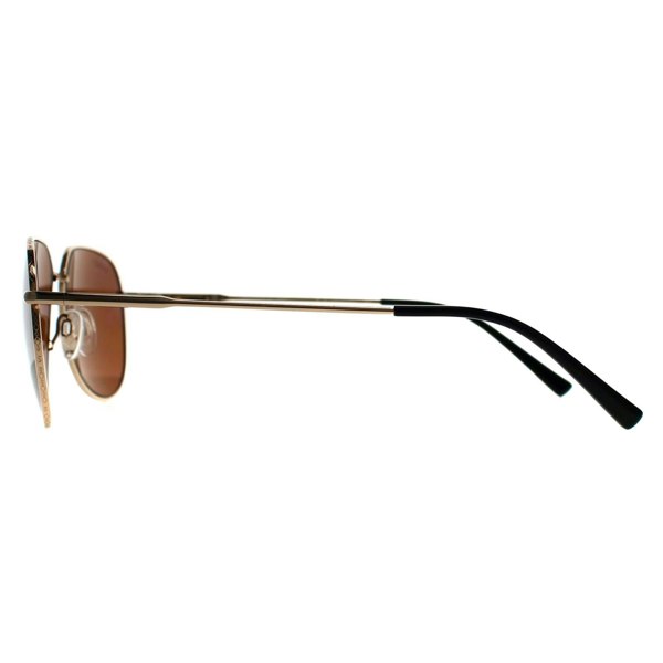 Serengeti Sunglasses Haywood Small SS544002 Shiny Rose Gold Drivers Polarized
