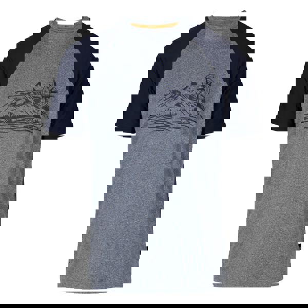 Trespass Mens Fullmer Mountain T-Shirt - Navy Marl