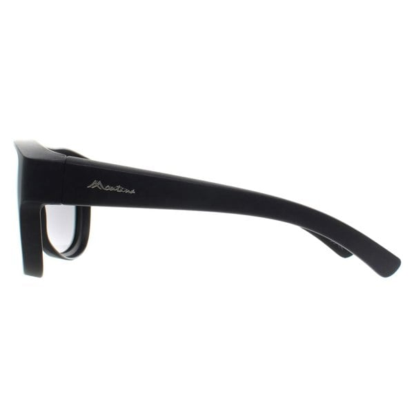 Montana Fit Over Glasses Sunglasses FO6 Matte Black Smoke Polarized