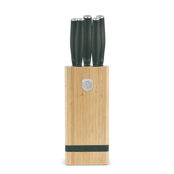 6 pcs knife set Berlinger Haus BH2751 Matte Green