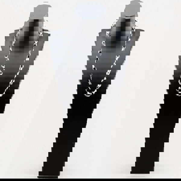 T. H. Baker Sterling Silver 22 Inch Paper Link Chain 8.16.0616