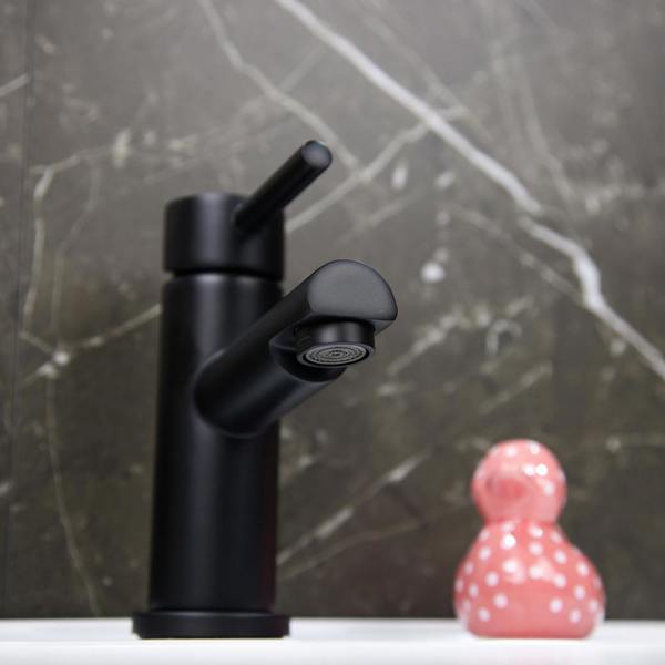 Flode Runn | Mono Basin Mixer Tap | Matt Black