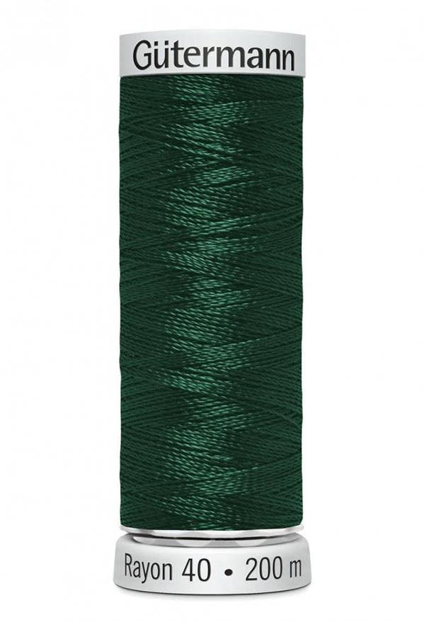 Gutermann No 40 Sulky Rayon Embroidery Thread 200m Rayon Thread Suitable For Embroidery