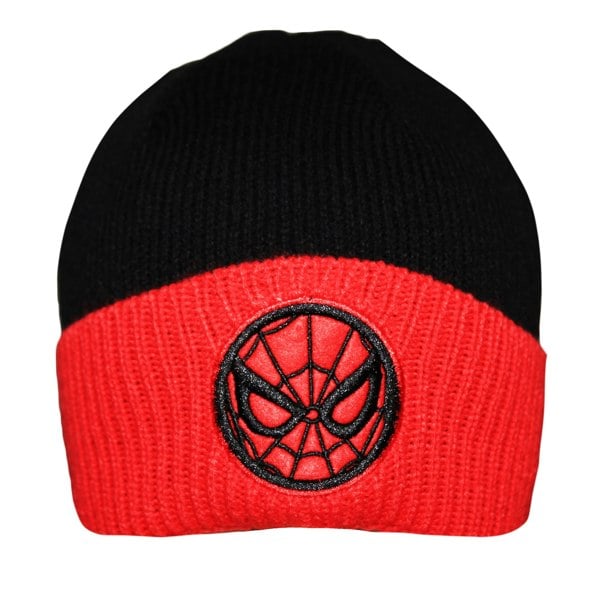 Spider-Man Emblem Beanie - Black/Red