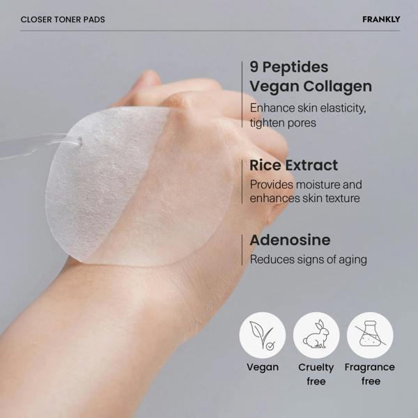 FRANKLY Closer Pore Tightening Toner Pads