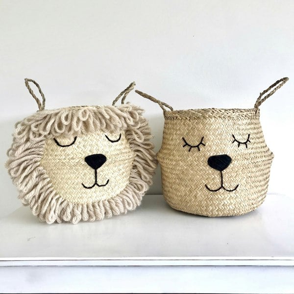 Natural Lioness Basket - Large - Bellybambino