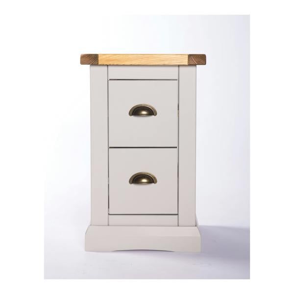Loreo 2 Drawer Petite Bedside Table