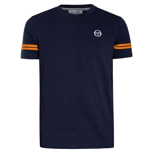 Sergio Tacchini Grello T-Shirt Maritime Blue/Orange Pepper