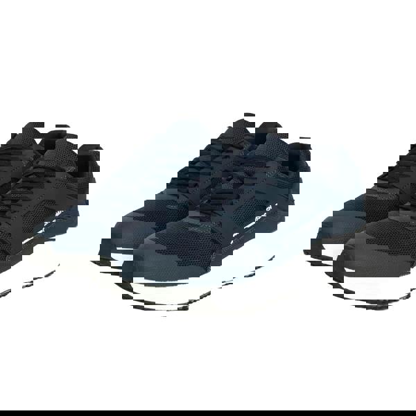 Crosshatch Mens Holywell Flyknit Trainers - Navy/White - 