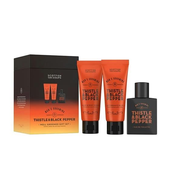 Scottish Fine Soaps Thistle & Black Pepper Gift Set 1 ea
