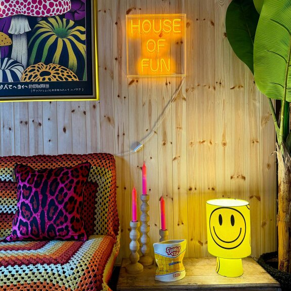 Love Frankie Acid Drops Smiley Face Portable Lamps