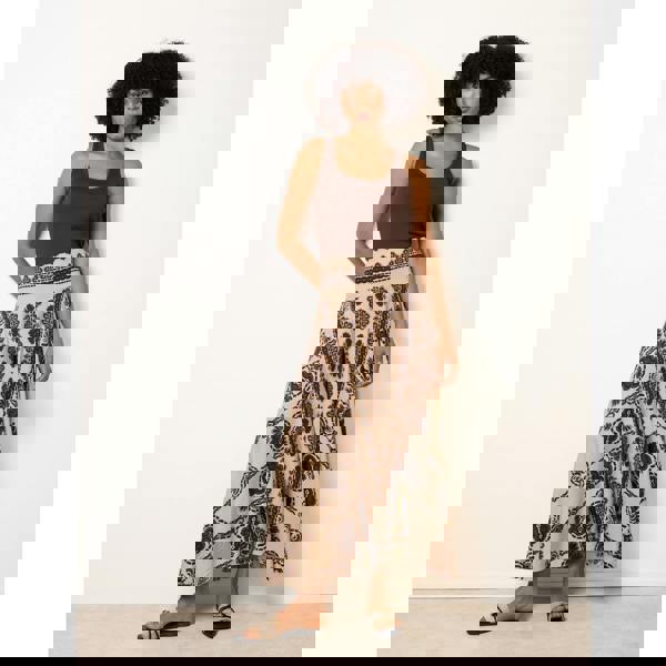 Blue Vanilla Deep Waist Flowy Pants