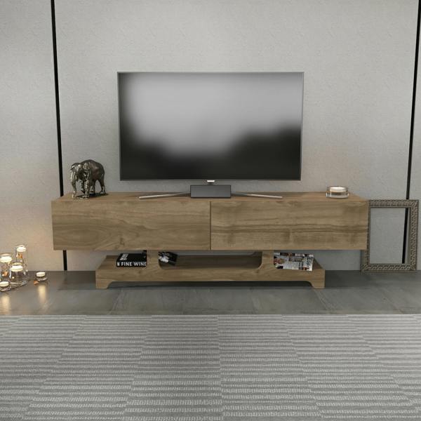 Decorotika Tera Modern TV Stand TV Cabinet for TV's up to 72"