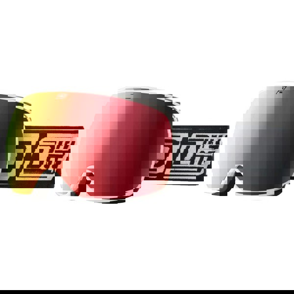 Dirty Dog MUTANT 2.0 - White with Red Fusion Mirror & Yellow Lens