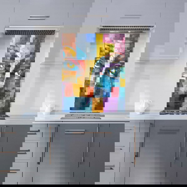 Warren Reed - Designer Fragmented Vision: Eyes Of The Soul Kitchen Splashback