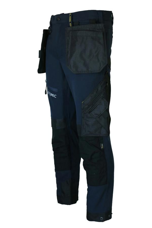 Slim Fit Stretch Work Trouser with Removable Holster Pockets - Hi-Vis Trousers