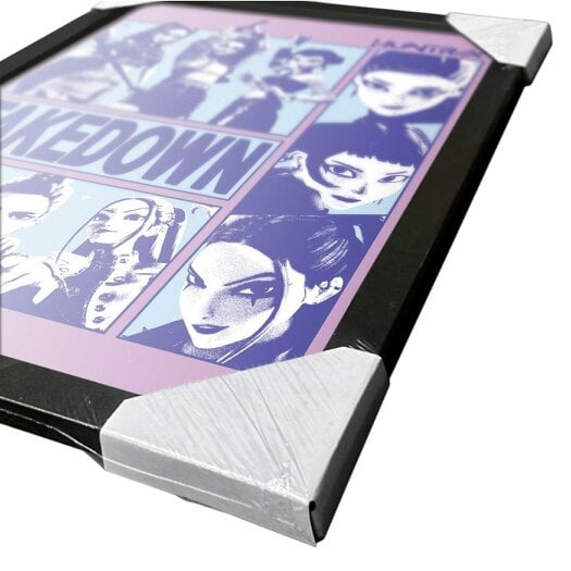 K-Pop Demon Hunters Takedown Framed Poster - Blue