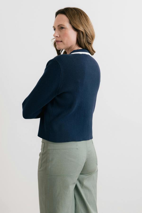 Lily & Me Piper Knitted Jacket Navy