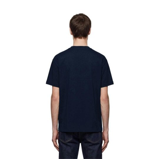 By Lanvin Paris Chest Logo Navy Blue T-Shirt